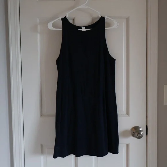 Lululemon Organic Cotton Cinched-Waist Dress True Navy Size Small - Picture 2 of 6